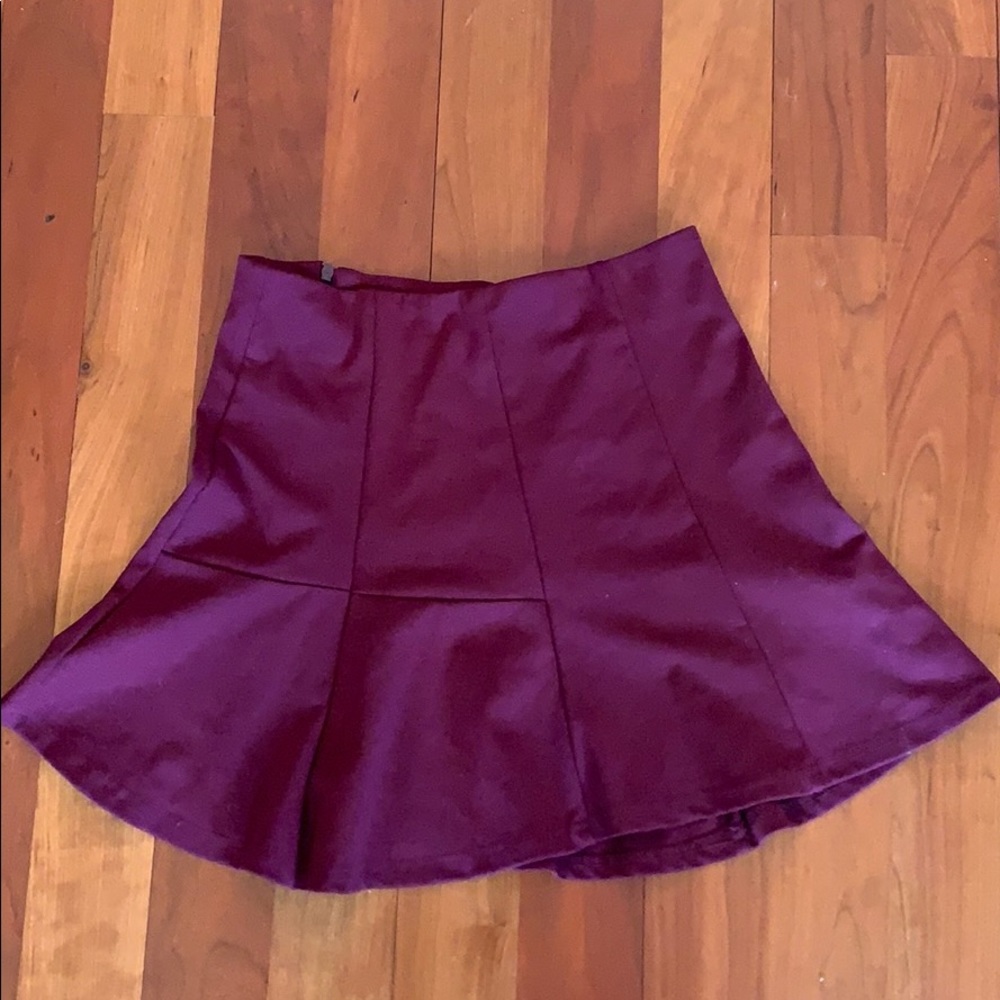 Maroon skirt